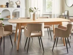 Spisebord med udtræk MADOX Lys eg 150/190 cm 90 cm