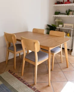 Spisebord med udtræk MADOX Lys eg 150/190 cm 90 cm