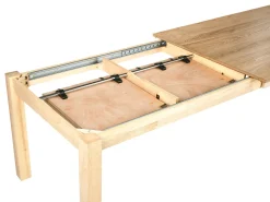Spisebord med udtræk MADURA Lys ask 180/280 cm 100 cm