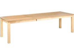 Spisebord med udtræk MADURA Lys ask 180/280 cm 100 cm