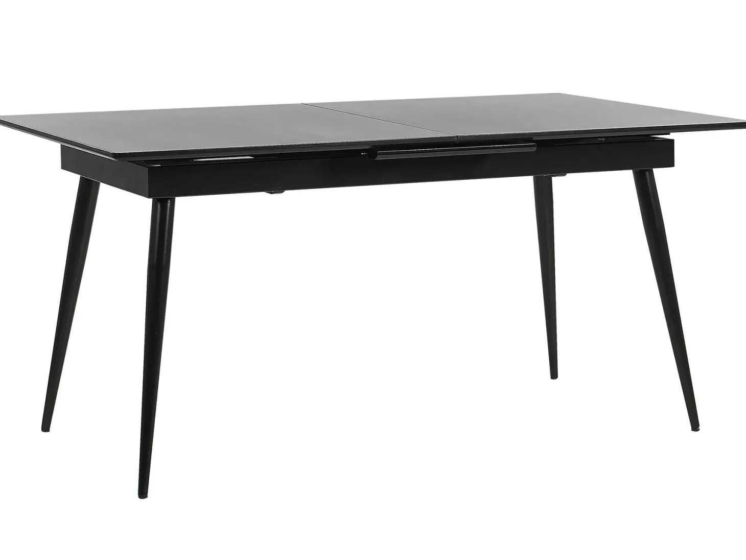 Spisebord med udtræk MALDON Sort 160/200 cm 90 cm