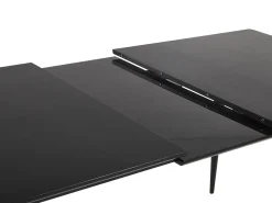 Spisebord med udtræk MALDON Sort 160/200 cm 90 cm