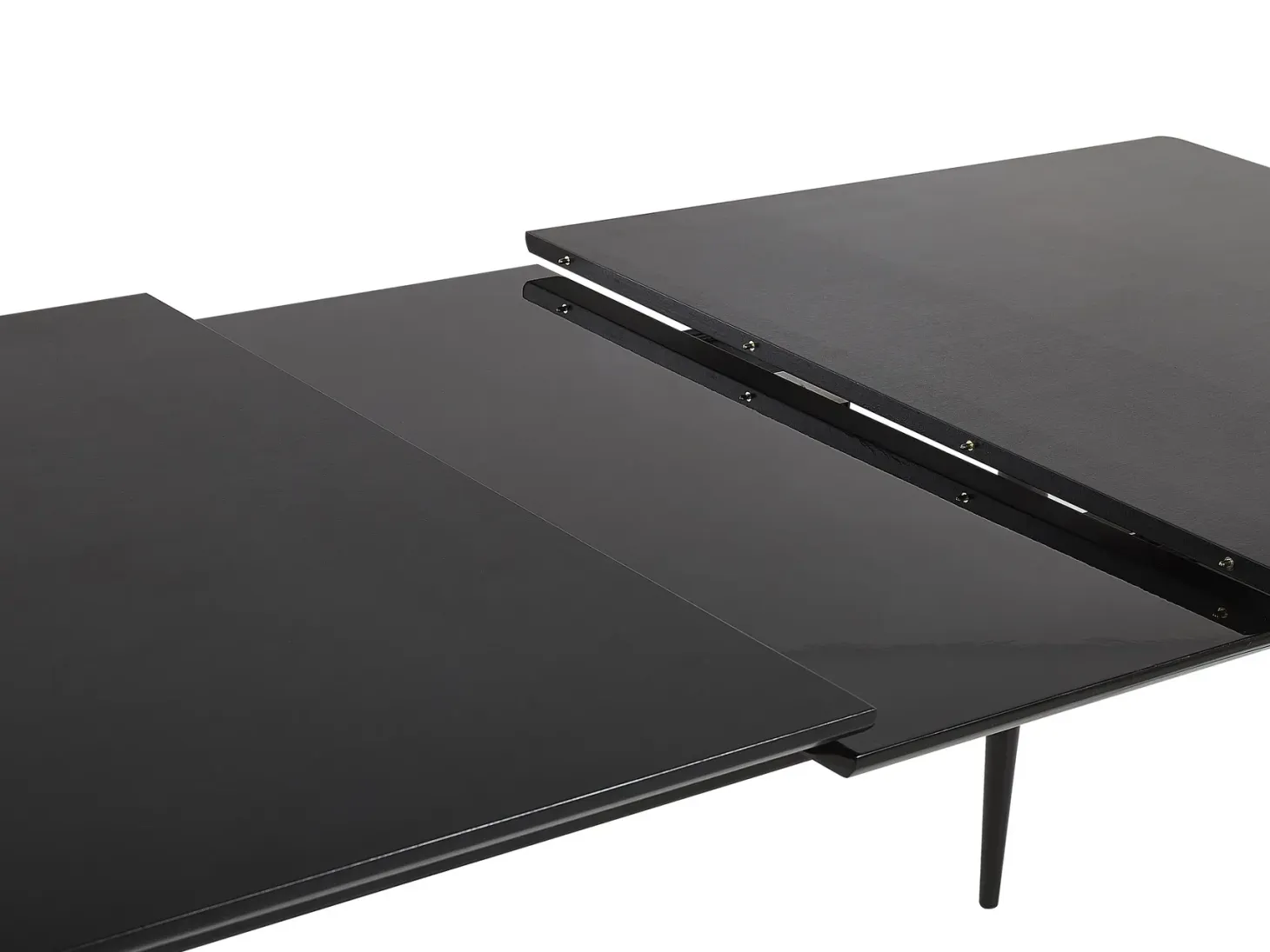 Spisebord med udtræk MALDON Sort 160/200 cm 90 cm