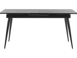 Spisebord med udtræk MALDON Sort 160/200 cm 90 cm