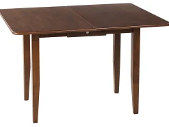 Spisebord med udtræk MASELA Mørkebrun 90/120 cm 60 cm Træ