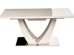 Spisebord med udtræk MERRAN Lys Beige 160/200 cm 90 cm