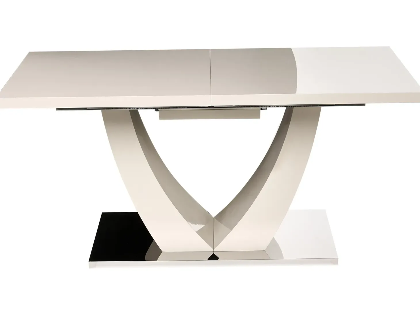 Spisebord med udtræk MERRAN Lys Beige 160/200 cm 90 cm