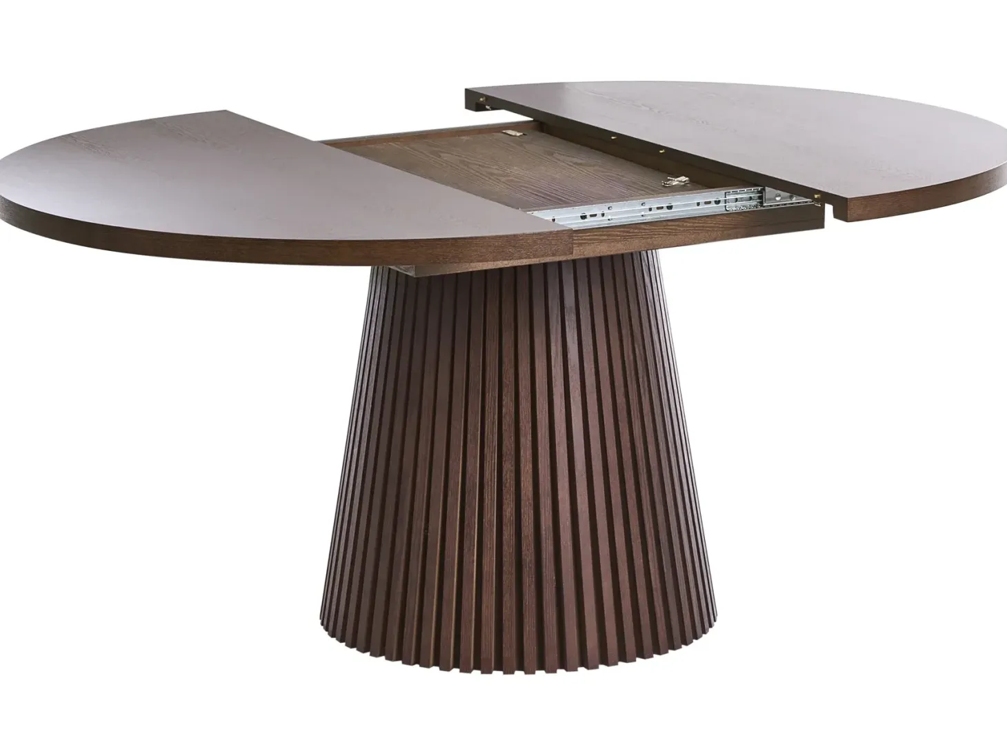 Spisebord med udtræk MOORE Mørk ask 120/160 cm 120 cm