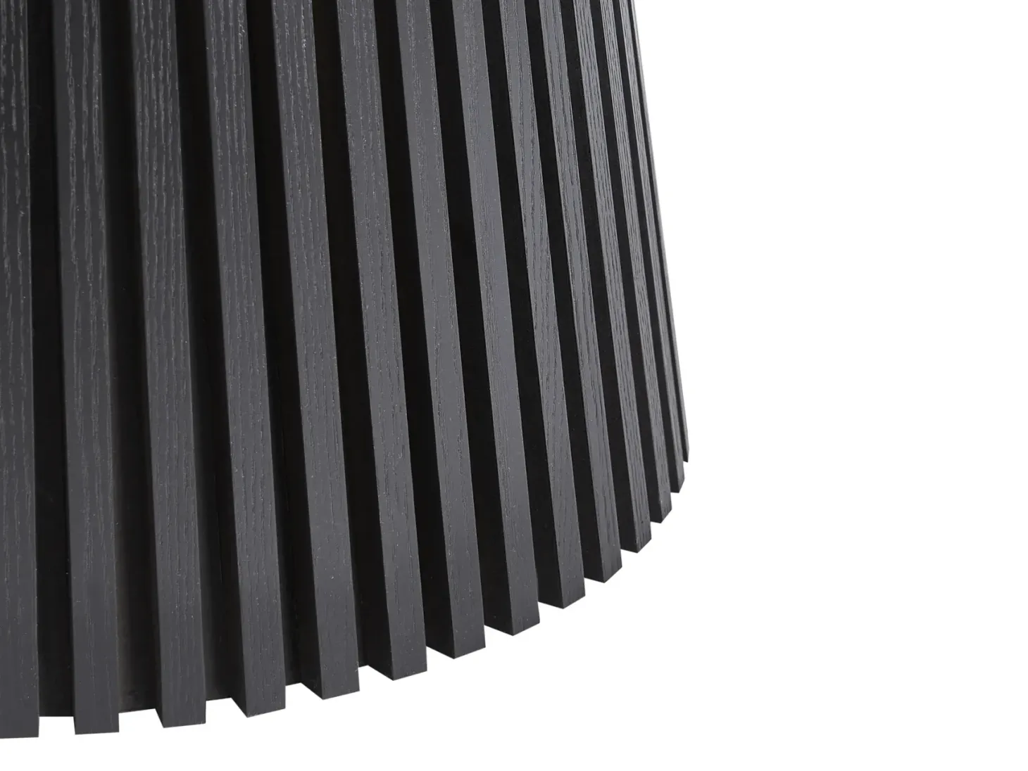 Spisebord med udtræk MOORE Sort asketræ 120/160 cm 120 cm