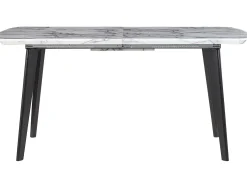 Spisebord med udtræk MOSBY Grå marmor 160/200 cm 90 cm
