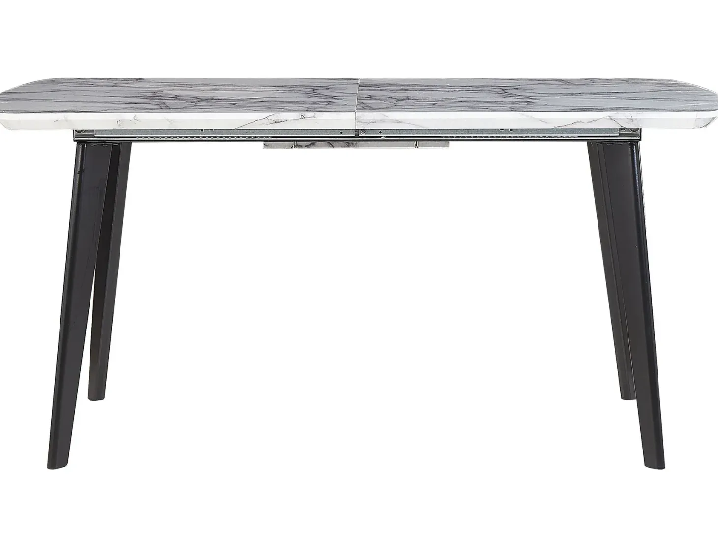 Spisebord med udtræk MOSBY Grå marmor 160/200 cm 90 cm