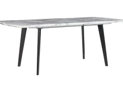 Spisebord med udtræk MOSBY Grå marmor 160/200 cm 90 cm