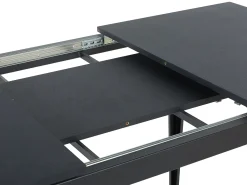 Spisebord med udtræk NORLEY Sort 120/160 cm 80 cm