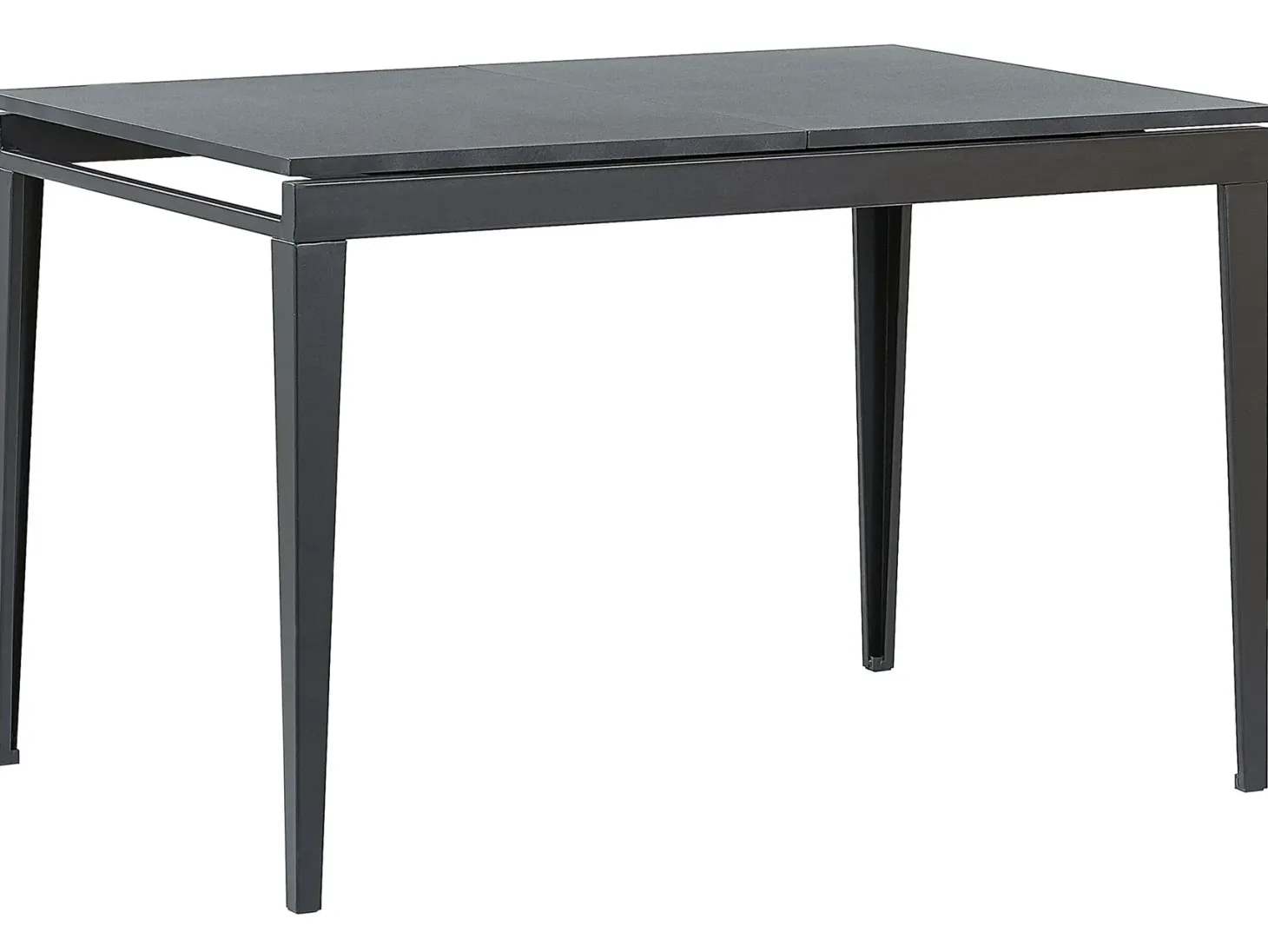Spisebord med udtræk NORLEY Sort 120/160 cm 80 cm
