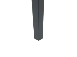 Spisebord med udtræk NORLEY Sort 120/160 cm 80 cm