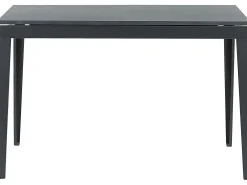 Spisebord med udtræk NORLEY Sort 120/160 cm 80 cm