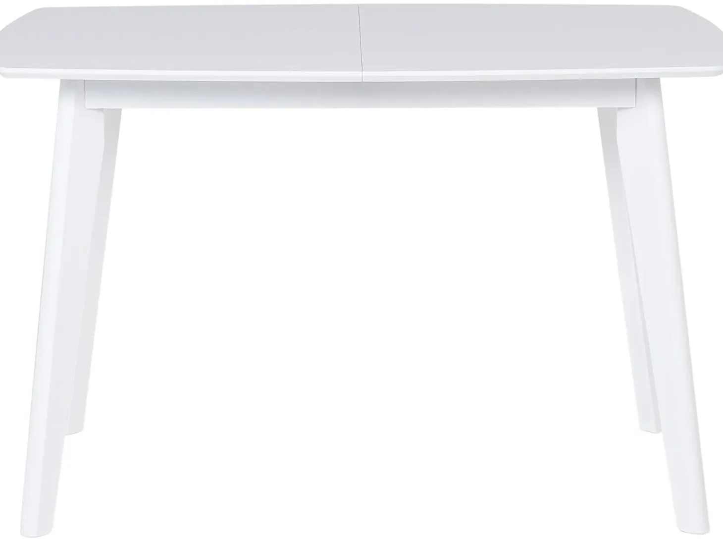 Spisebord med udtræk SANFORD Hvid 120/160 cm 80 cm