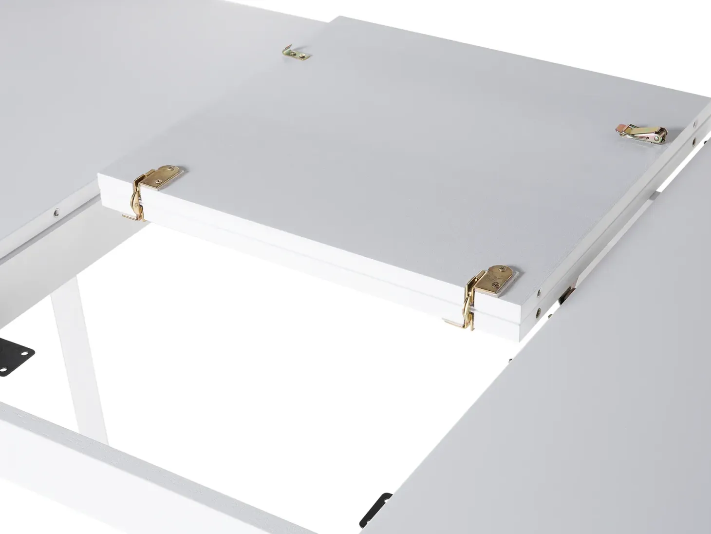 Spisebord med udtræk SANFORD Hvid 120/160 cm 80 cm