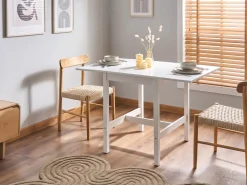 Spisebord med udtræk VERA Hvid 60/120 cm 74 cm Fyretræ