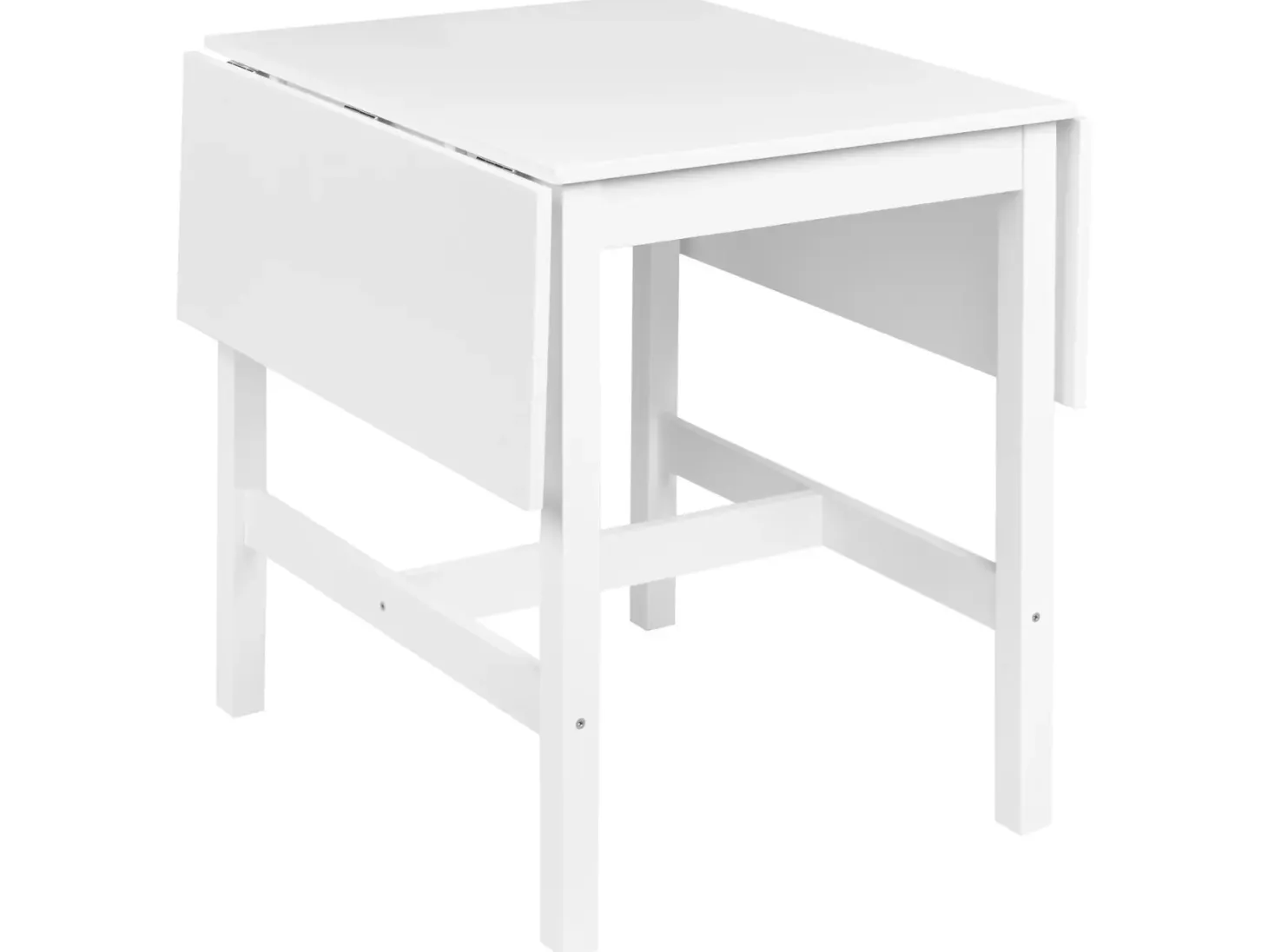 Spisebord med udtræk VERA Hvid 60/120 cm 74 cm Fyretræ