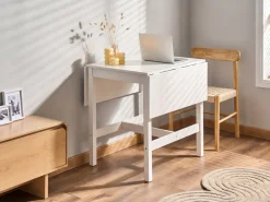 Spisebord med udtræk VERA Hvid 60/120 cm 74 cm Fyretræ