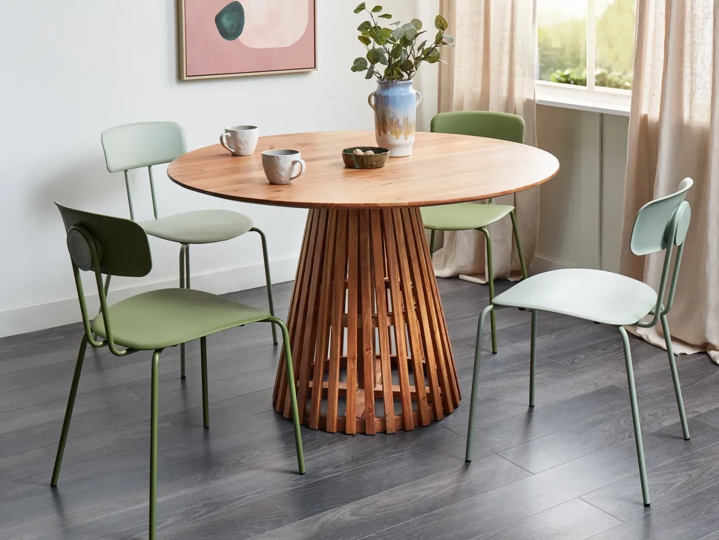Spisebord MESILLA Brun 120 cm 120 cm Akacietræ