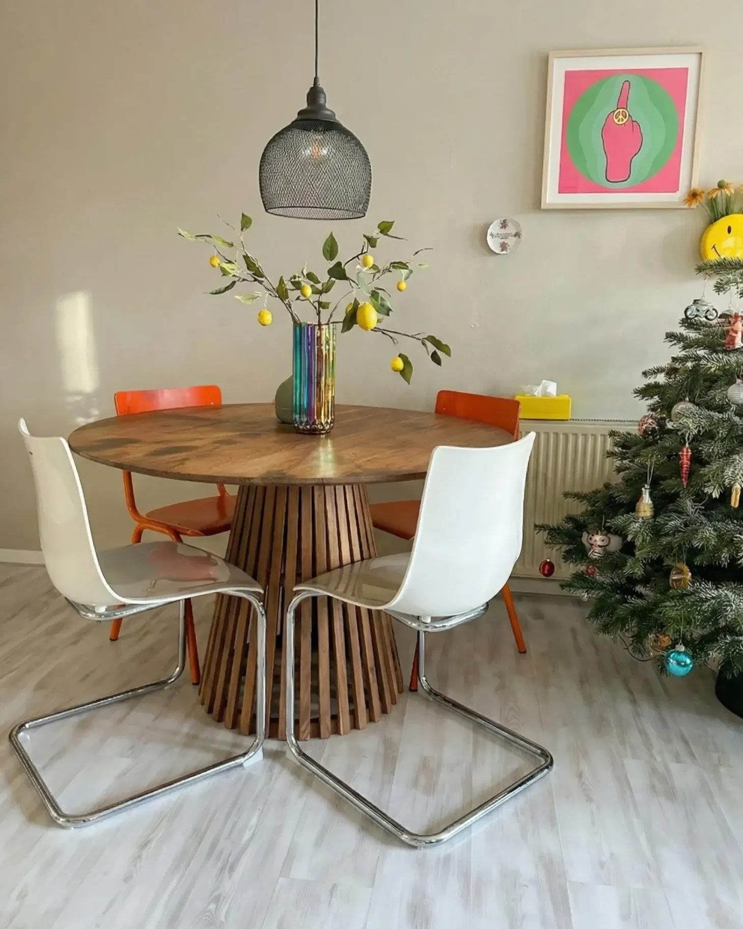 Spisebord MESILLA Brun 120 cm 120 cm Akacietræ