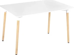Spisebord NEWBERRY Hvid 120 cm 80 cm