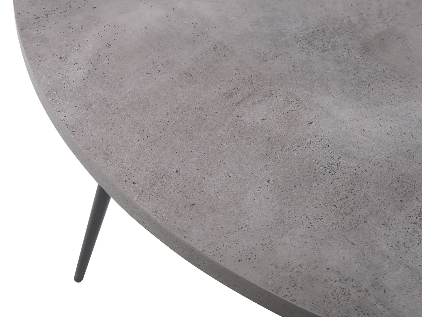Spisebord ODEON Grå betoneffekt 120 cm 120 cm