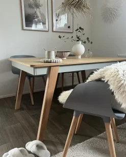 Spisebord PHOLA Lys eg 150 cm 90 cm