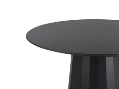 Spisebord PLATO Sort 100 cm 100 cm Metal