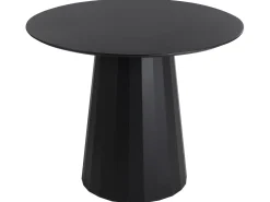 Spisebord PLATO Sort 100 cm 100 cm Metal