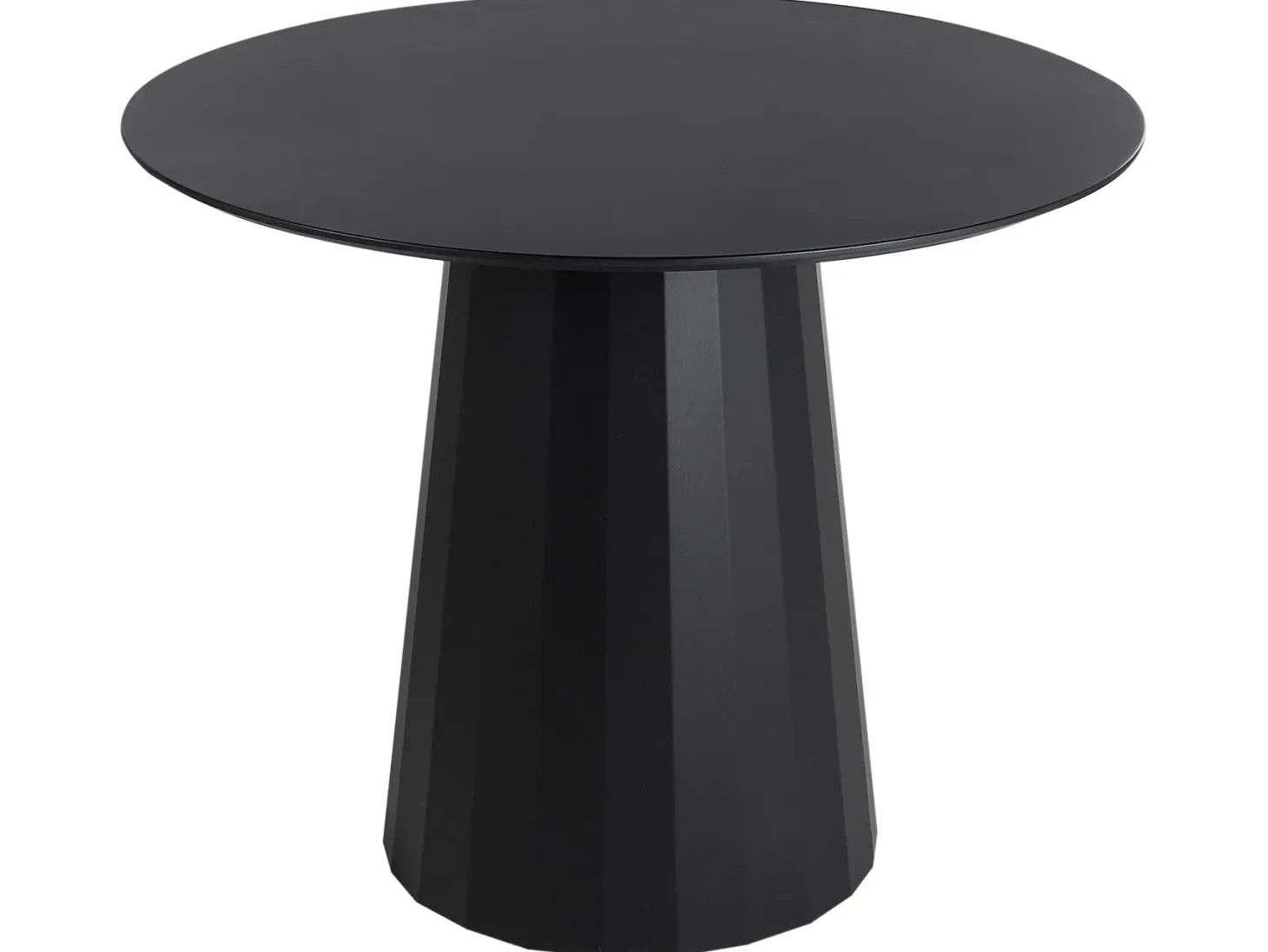 Spisebord PLATO Sort 100 cm 100 cm Metal