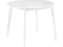 Spisebord ROXBY Hvid 100 cm 100 cm Fyretræ