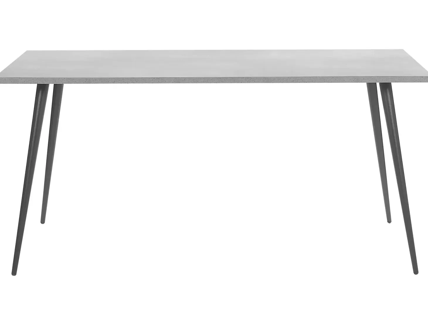 Spisebord SANTIAGO Grå betoneffekt 160 cm 80 cm
