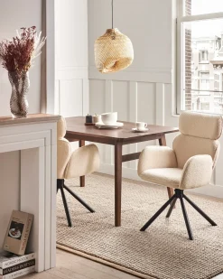 Spisebordsstol ALENE Boucle Lys Beige