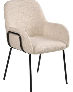 Spisebordsstol ALGONA Boucle Lys Beige