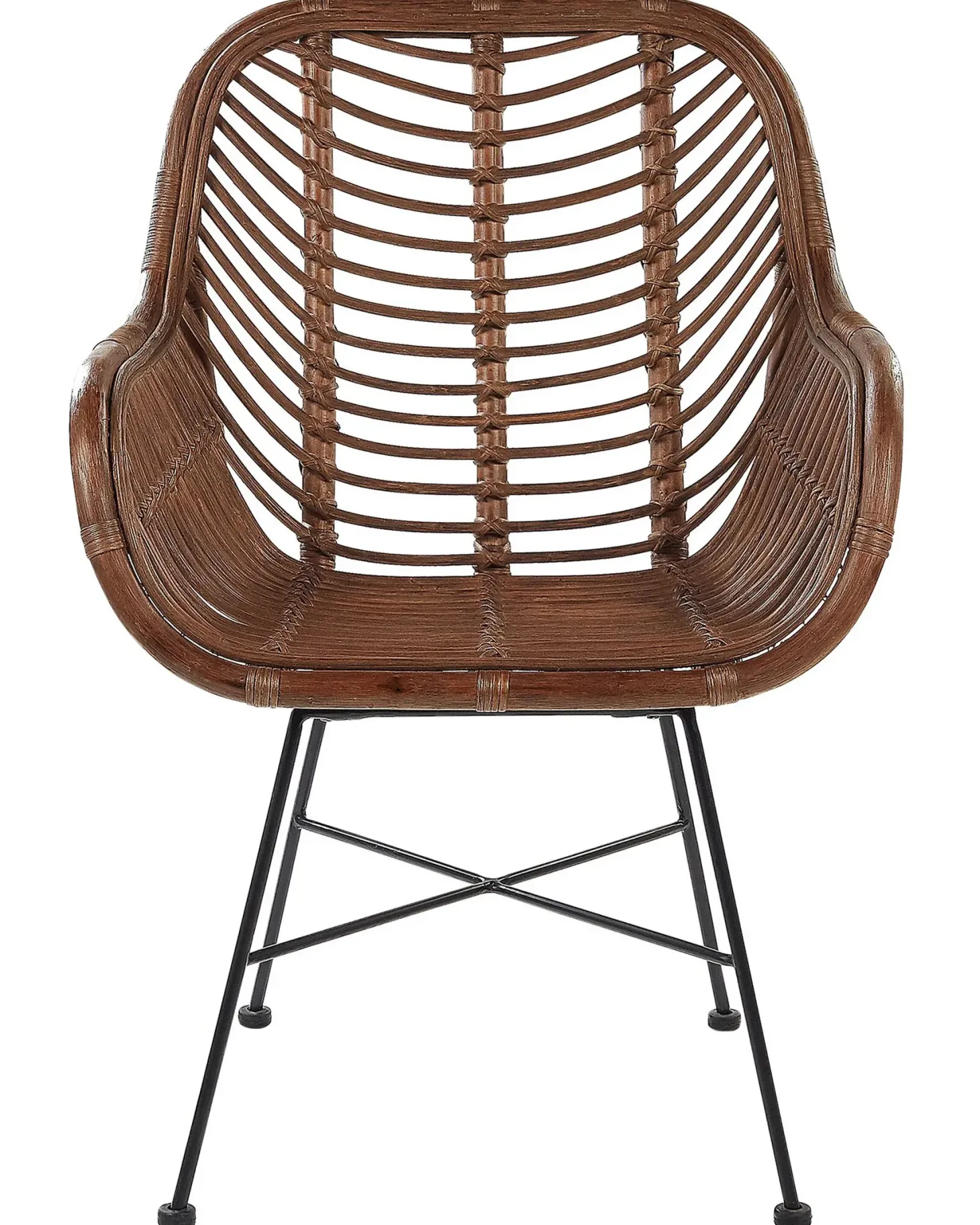 Spisebordsstol CANORA Rattan Brun