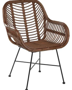 Spisebordsstol CANORA Rattan Brun