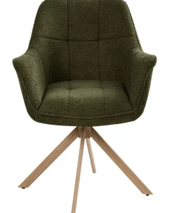 Spisebordsstol HAYDEN Boucle Grøn
