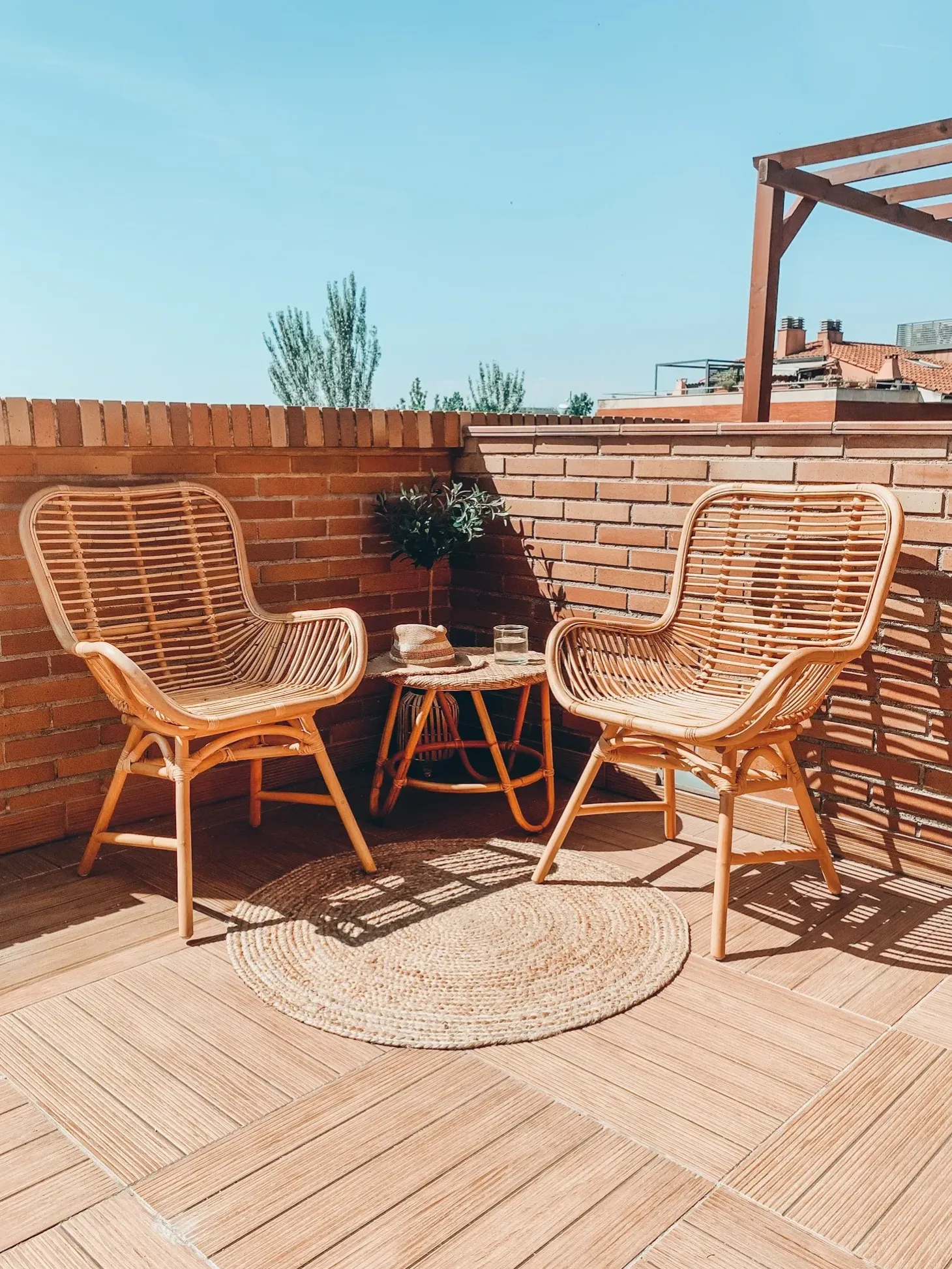Spisebordsstol TOGO Rattan Naturlig