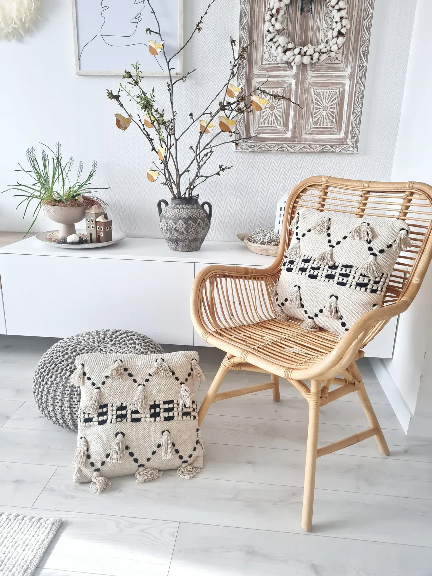 Spisebordsstol TOGO Rattan Naturlig