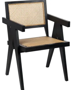 Spisebordsstol WESTBROOK Mahogni Sort