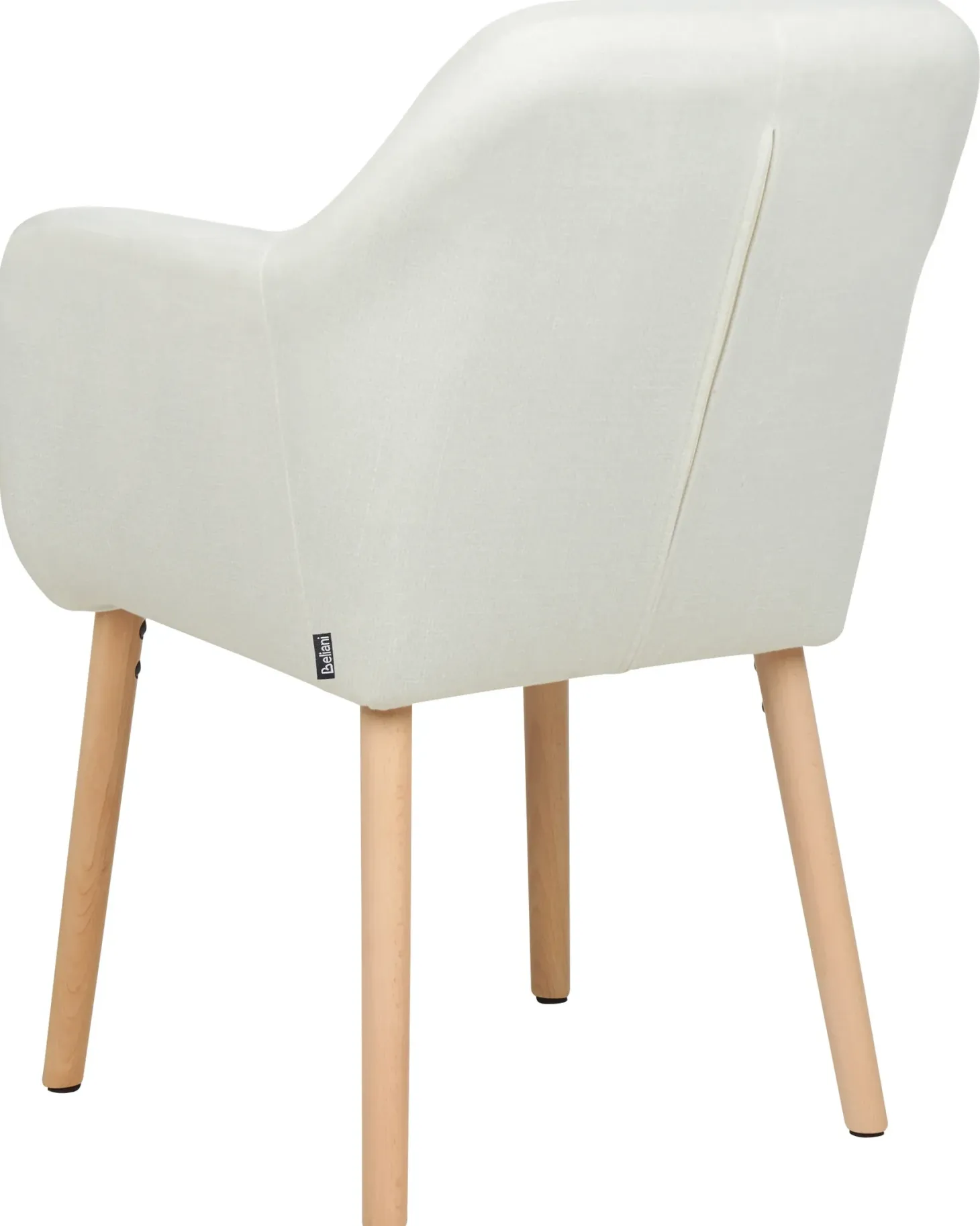 Spisebordsstol YORKVILLE II Velour Cremehvid