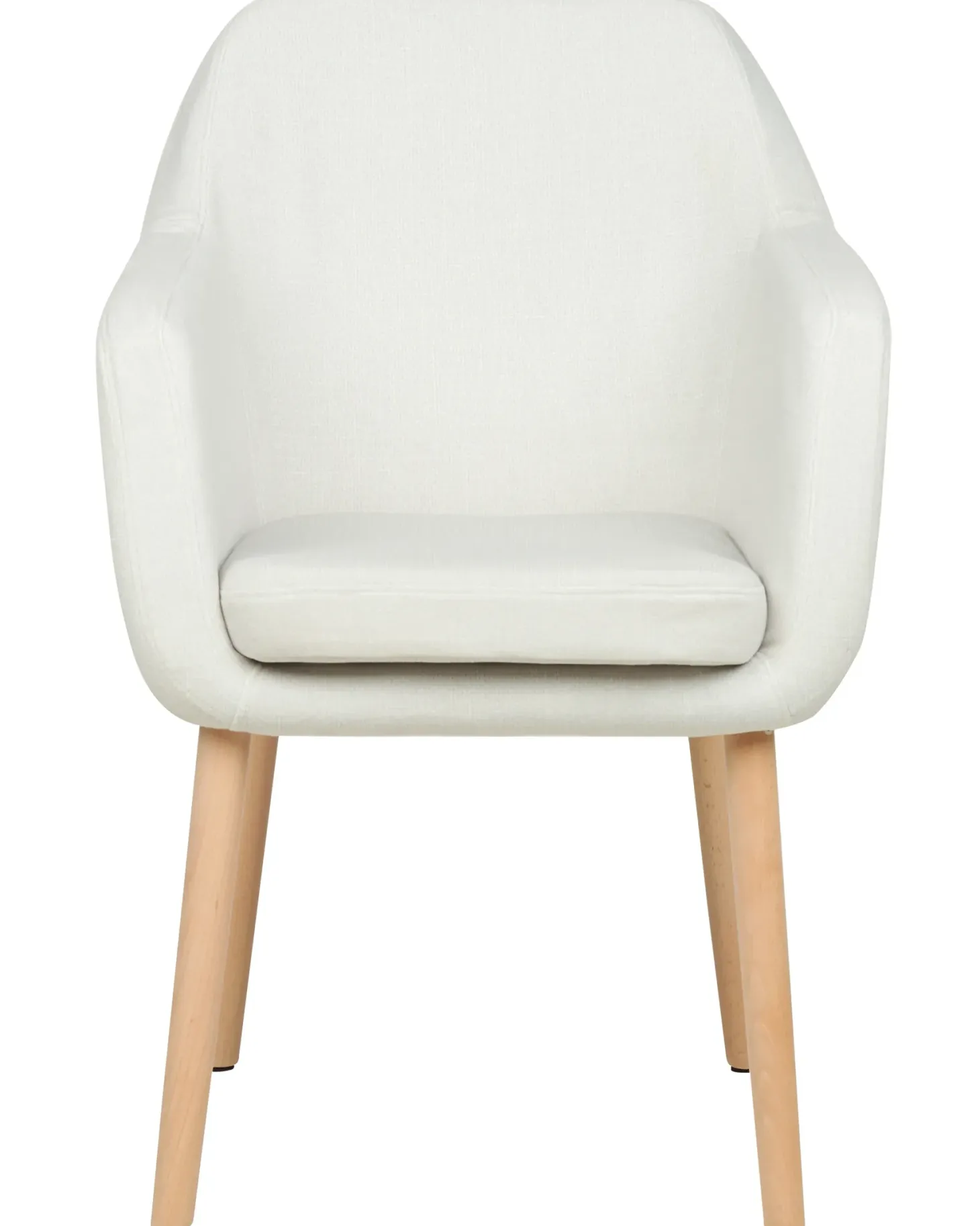 Spisebordsstol YORKVILLE II Velour Cremehvid