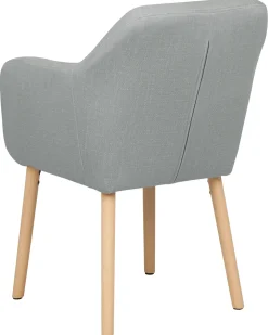 Spisebordsstol YORKVILLE II Velour Grå