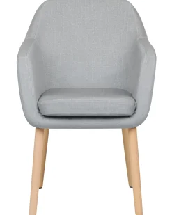 Spisebordsstol YORKVILLE II Velour Grå