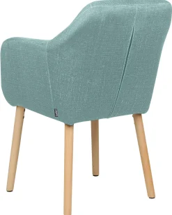 Spisebordsstol YORKVILLE II Velour Himmelblå