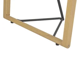 Spisebord TACOMA Lysebrun 140 cm 80 cm Hærdet glas