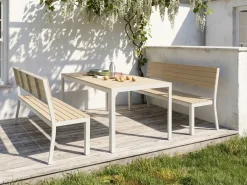 Spisebord til 8 COMO 184 cm 90 cm Beige